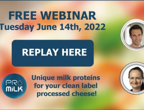 Webinar: Unique milk proteins for your clean label processed cheese